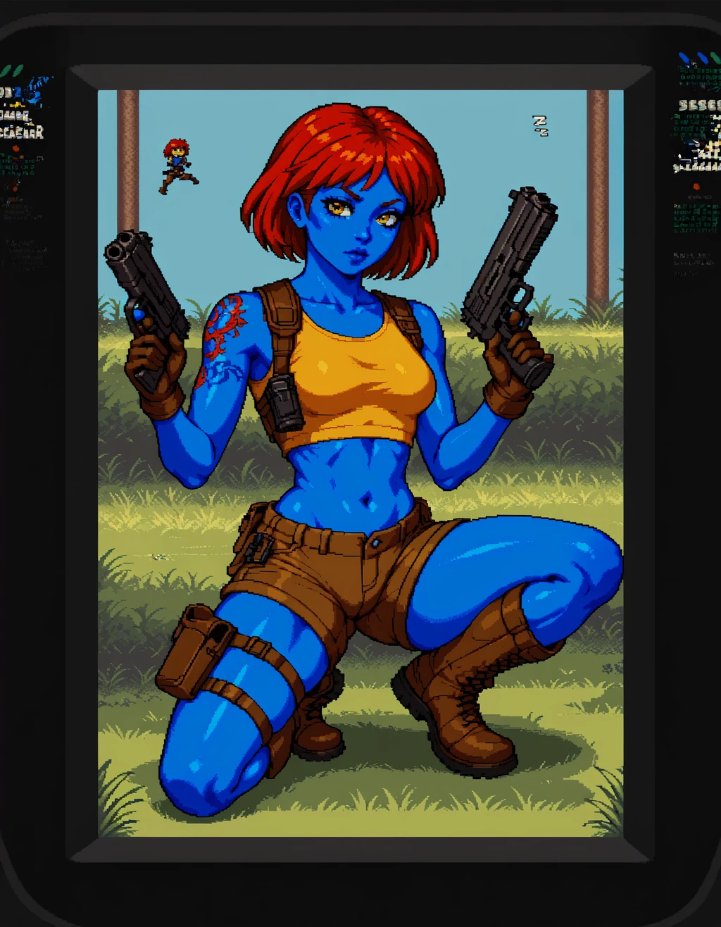 Fake Game Gear Screenshots PDXL - by ktiseos_nyx